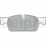 Bremsbelagsatz, Scheibenbremse DELPHI LP2248