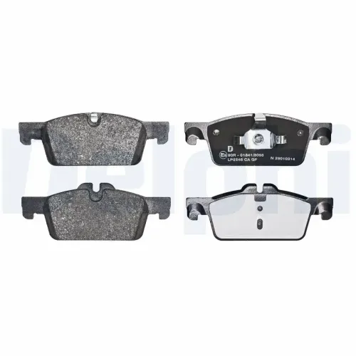 Bremsbelagsatz, Scheibenbremse DELPHI LP2248 Bild Bremsbelagsatz, Scheibenbremse DELPHI LP2248