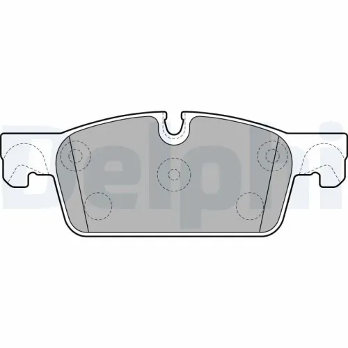 Bremsbelagsatz, Scheibenbremse DELPHI LP2248 Bild Bremsbelagsatz, Scheibenbremse DELPHI LP2248