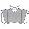 Bremsbelagsatz, Scheibenbremse DELPHI LP2255