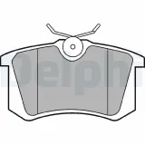Bremsbelagsatz, Scheibenbremse DELPHI LP2255