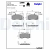 Bremsbelagsatz, Scheibenbremse DELPHI LP2280 Bild Bremsbelagsatz, Scheibenbremse DELPHI LP2280