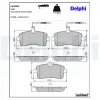 Bremsbelagsatz, Scheibenbremse Vorderachse DELPHI LP2282 Bild Bremsbelagsatz, Scheibenbremse Vorderachse DELPHI LP2282