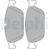 Bremsbelagsatz, Scheibenbremse DELPHI LP2292
