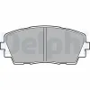 Bremsbelagsatz, Scheibenbremse DELPHI LP2296 Bild Bremsbelagsatz, Scheibenbremse DELPHI LP2296