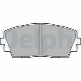 Bremsbelagsatz, Scheibenbremse DELPHI LP2296