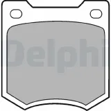 Bremsbelagsatz, Scheibenbremse Vorderachse DELPHI LP23