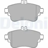 Bremsbelagsatz, Scheibenbremse DELPHI LP2442