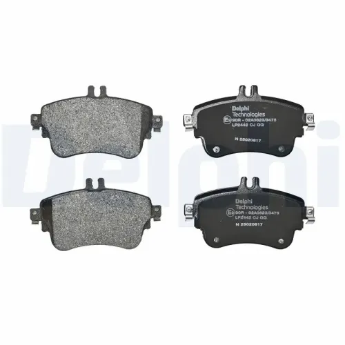 Bremsbelagsatz, Scheibenbremse DELPHI LP2442 Bild Bremsbelagsatz, Scheibenbremse DELPHI LP2442