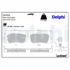Bremsbelagsatz, Scheibenbremse DELPHI LP2443 Bild Bremsbelagsatz, Scheibenbremse DELPHI LP2443