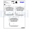 Bremsbelagsatz, Scheibenbremse DELPHI LP2477 Bild Bremsbelagsatz, Scheibenbremse DELPHI LP2477