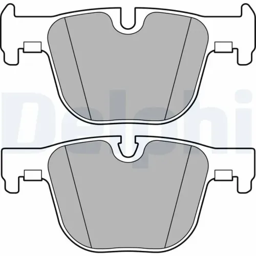 Bremsbelagsatz, Scheibenbremse Hinterachse DELPHI LP2494 Bild Bremsbelagsatz, Scheibenbremse Hinterachse DELPHI LP2494