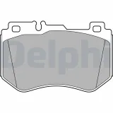 Bremsbelagsatz, Scheibenbremse DELPHI LP3137