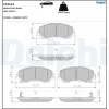 Bremsbelagsatz, Scheibenbremse DELPHI LP3144 Bild Bremsbelagsatz, Scheibenbremse DELPHI LP3144
