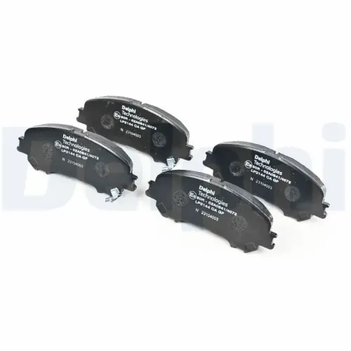Bremsbelagsatz, Scheibenbremse DELPHI LP3144 Bild Bremsbelagsatz, Scheibenbremse DELPHI LP3144