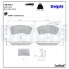 Bremsbelagsatz, Scheibenbremse DELPHI LP3153LC