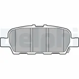 Bremsbelagsatz, Scheibenbremse DELPHI LP3158