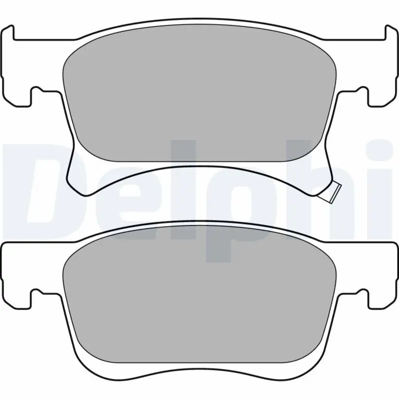 Bremsbelagsatz, Scheibenbremse DELPHI LP3164