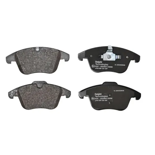 Bremsbelagsatz, Scheibenbremse Vorderachse DELPHI LP3180 Bild Bremsbelagsatz, Scheibenbremse Vorderachse DELPHI LP3180