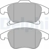 Bremsbelagsatz, Scheibenbremse DELPHI LP3181