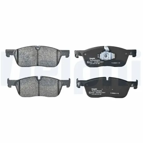 Bremsbelagsatz, Scheibenbremse DELPHI LP3188 Bild Bremsbelagsatz, Scheibenbremse DELPHI LP3188