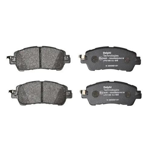 Bremsbelagsatz, Scheibenbremse DELPHI LP3189 Bild Bremsbelagsatz, Scheibenbremse DELPHI LP3189