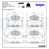 Bremsbelagsatz, Scheibenbremse DELPHI LP3239 Bild Bremsbelagsatz, Scheibenbremse DELPHI LP3239