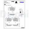Bremsbelagsatz, Scheibenbremse DELPHI LP3246 Bild Bremsbelagsatz, Scheibenbremse DELPHI LP3246