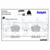 Bremsbelagsatz, Scheibenbremse DELPHI LP3299 Bild Bremsbelagsatz, Scheibenbremse DELPHI LP3299