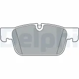 Bremsbelagsatz, Scheibenbremse DELPHI LP3300