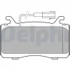 Bremsbelagsatz, Scheibenbremse Vorderachse DELPHI LP3310 Bild Bremsbelagsatz, Scheibenbremse Vorderachse DELPHI LP3310
