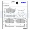 Bremsbelagsatz, Scheibenbremse DELPHI LP3364 Bild Bremsbelagsatz, Scheibenbremse DELPHI LP3364