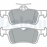 Bremsbelagsatz, Scheibenbremse Hinterachse DELPHI LP3369