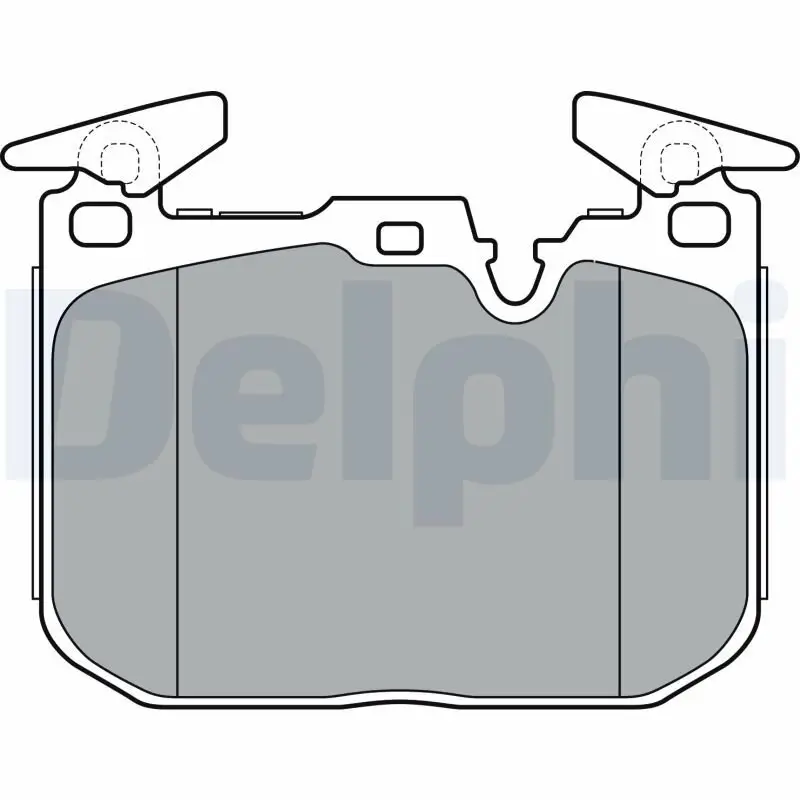 Bremsbelagsatz, Scheibenbremse DELPHI LP3383