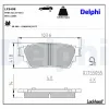 Bremsbelagsatz, Scheibenbremse DELPHI LP3408 Bild Bremsbelagsatz, Scheibenbremse DELPHI LP3408