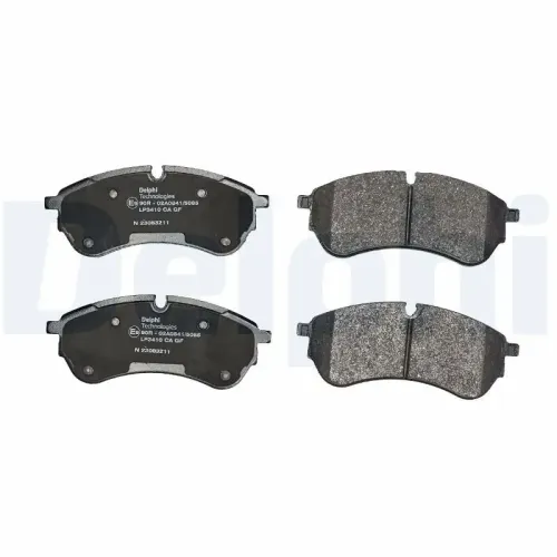 Bremsbelagsatz, Scheibenbremse DELPHI LP3410 Bild Bremsbelagsatz, Scheibenbremse DELPHI LP3410