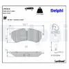 Bremsbelagsatz, Scheibenbremse DELPHI LP3410 Bild Bremsbelagsatz, Scheibenbremse DELPHI LP3410