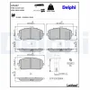 Bremsbelagsatz, Scheibenbremse DELPHI LP3437 Bild Bremsbelagsatz, Scheibenbremse DELPHI LP3437