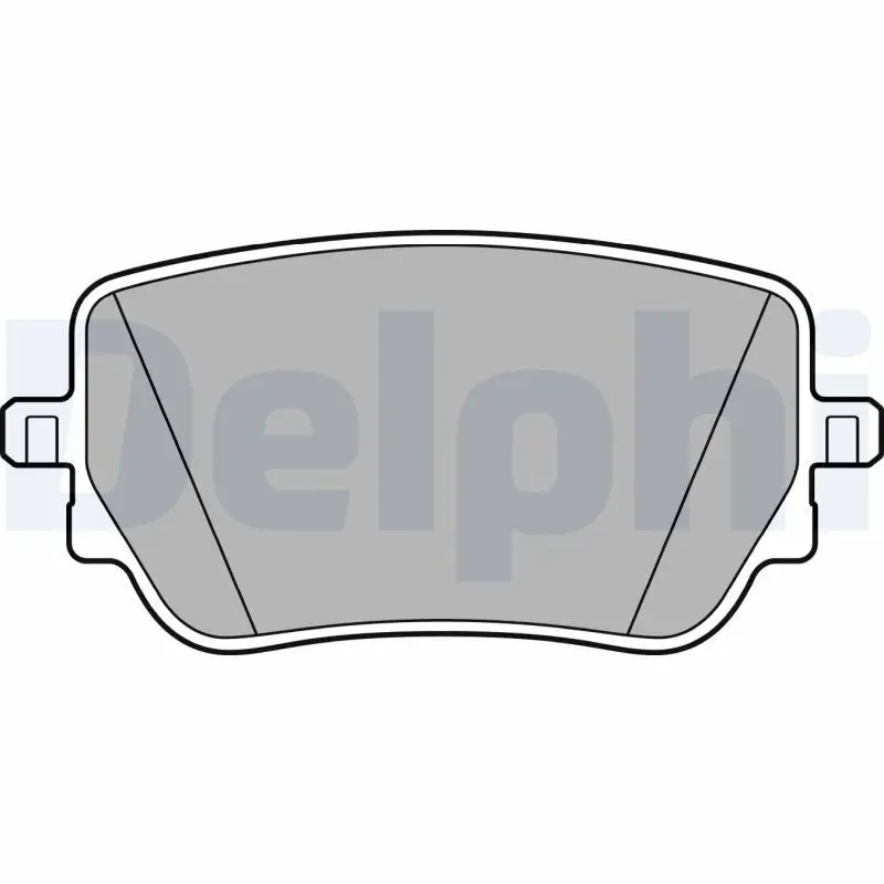 Bremsbelagsatz, Scheibenbremse DELPHI LP3439