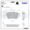 Bremsbelagsatz, Scheibenbremse DELPHI LP3439 Bild Bremsbelagsatz, Scheibenbremse DELPHI LP3439