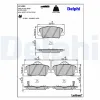 Bremsbelagsatz, Scheibenbremse DELPHI LP3499 Bild Bremsbelagsatz, Scheibenbremse DELPHI LP3499