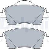 Bremsbelagsatz, Scheibenbremse DELPHI LP3528