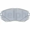 Bremsbelagsatz, Scheibenbremse Vorderachse DELPHI LP3538