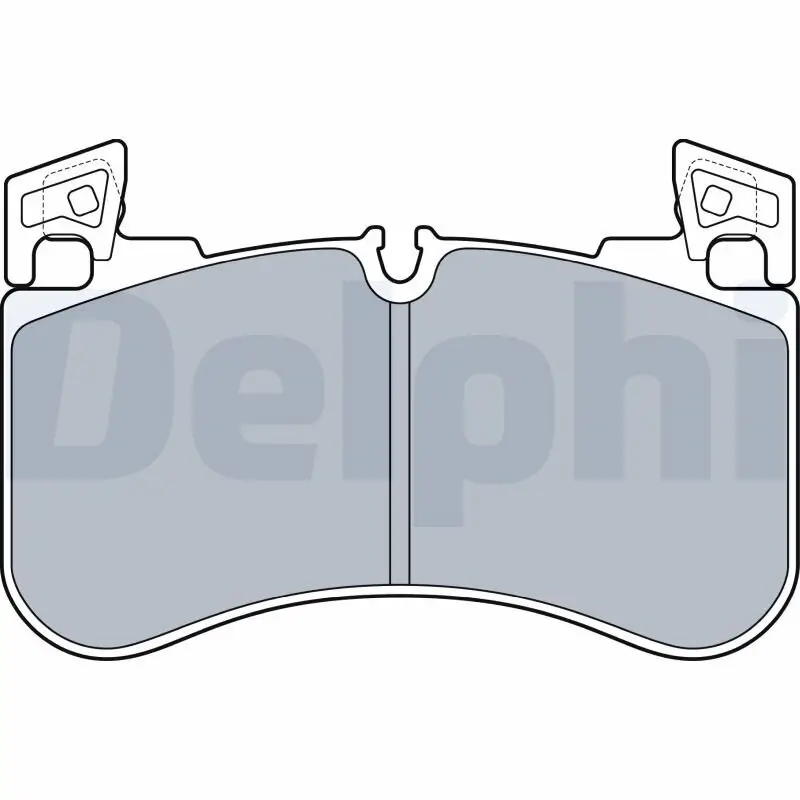 Bremsbelagsatz, Scheibenbremse DELPHI LP3540