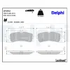 Bremsbelagsatz, Scheibenbremse DELPHI LP3542