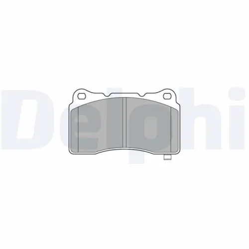 Bremsbelagsatz, Scheibenbremse DELPHI LP3575 Bild Bremsbelagsatz, Scheibenbremse DELPHI LP3575