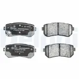 Bremsbelagsatz, Scheibenbremse Hinterachse DELPHI LP3576