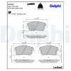 Bremsbelagsatz, Scheibenbremse Vorderachse DELPHI LP3591 Bild Bremsbelagsatz, Scheibenbremse Vorderachse DELPHI LP3591