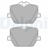 Bremsbelagsatz, Scheibenbremse DELPHI LP3604