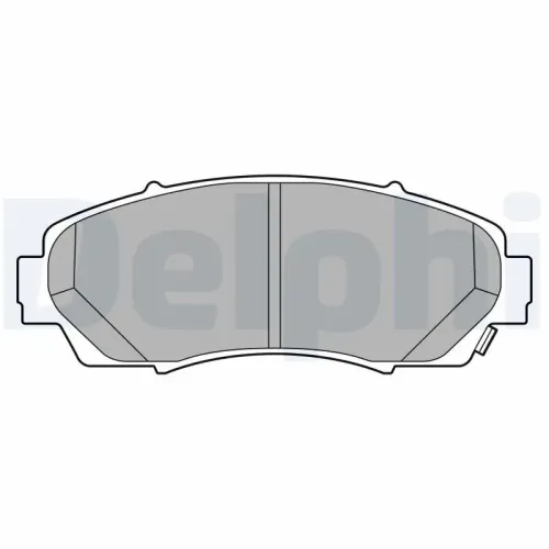 Bremsbelagsatz, Scheibenbremse Vorderachse DELPHI LP3613 Bild Bremsbelagsatz, Scheibenbremse Vorderachse DELPHI LP3613